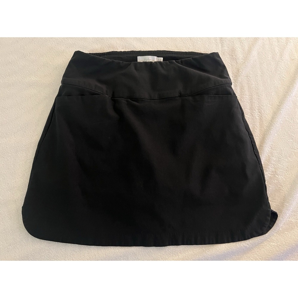 Lady Hagen Skort Skirt Womens Medium Blk Stretch Pockets Golf Tennis Pickle Ball